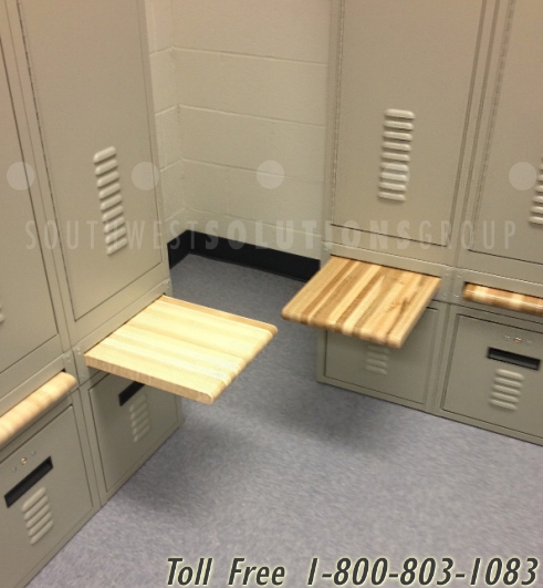 拉出面包板长椅帮助拘留中心安装更多的储物柜在相同的足迹